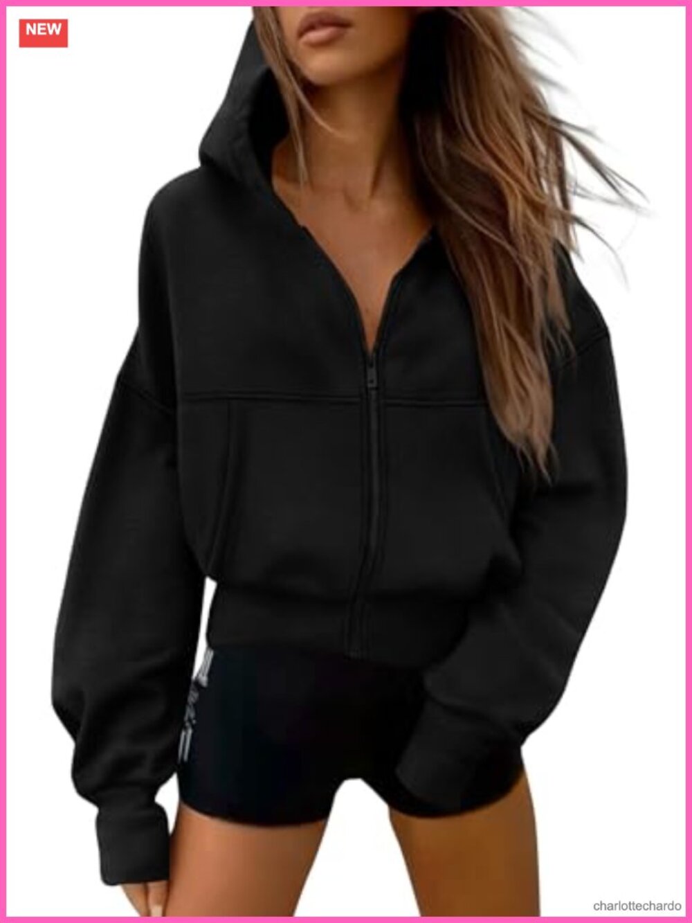 PRETTYGARDEN Womens Zip Up Hoodie Fleece Sweatshirt Jacket